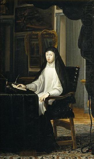 Portrait of Queen Mariana de Austria as a Widow, unknow artist